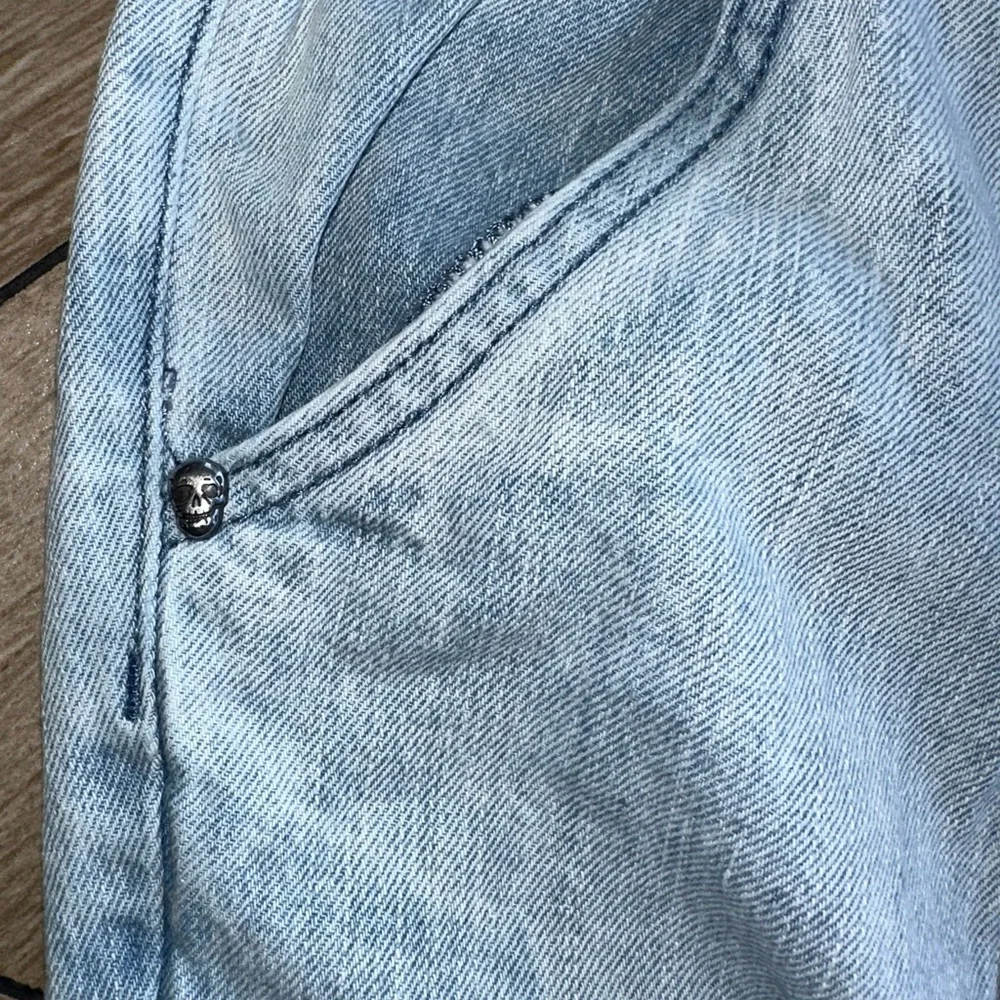 Hot Topic Light Blue Women's Cargo Jeans Size S - Picture 8 of 11